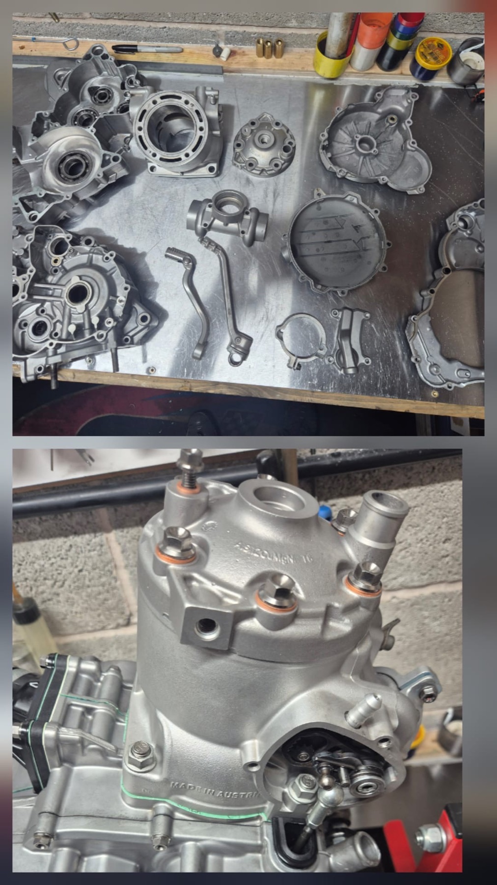 Engine components and assembly
